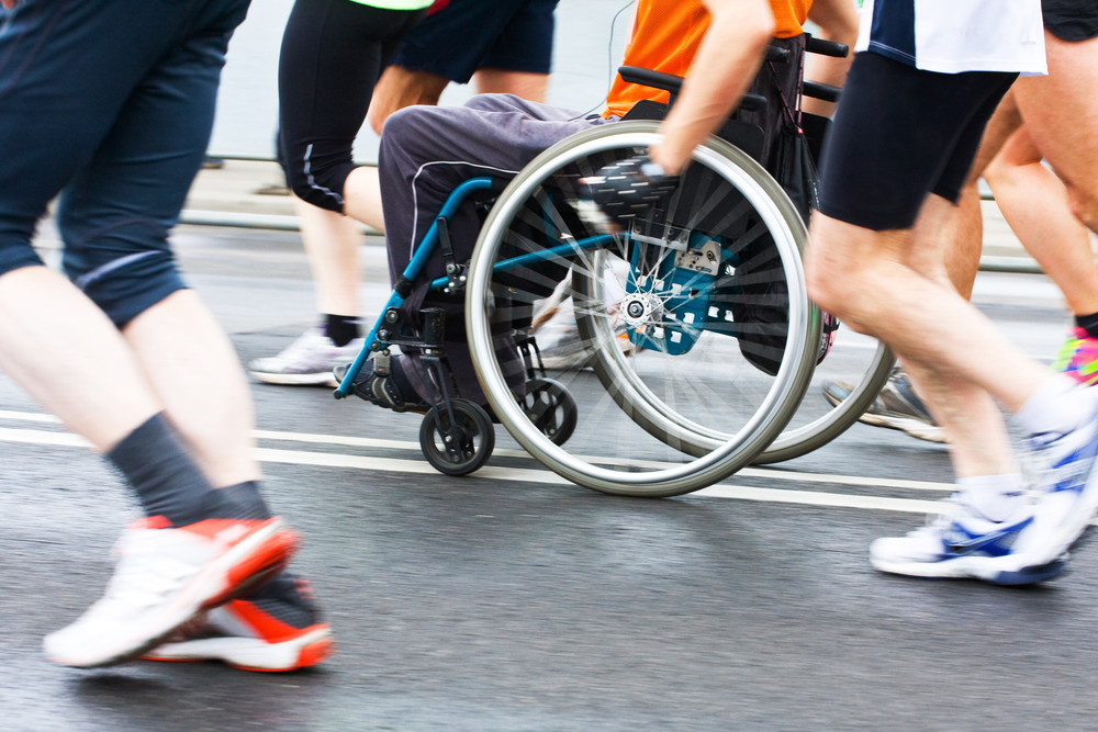 Disabled,athlete,in,a,sport,wheelchair