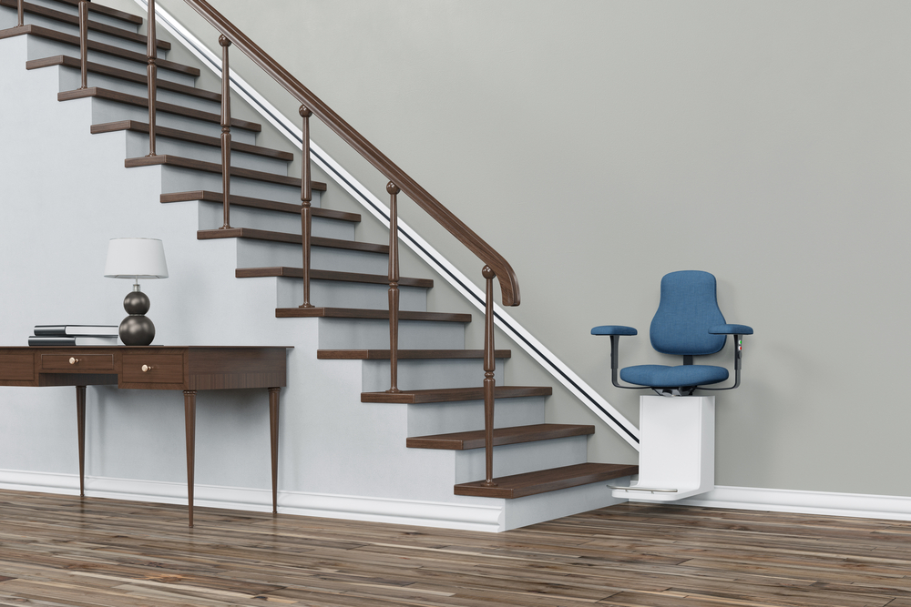 Stairlift,on,staircase,for,elderly,people,in,a,house,(3d